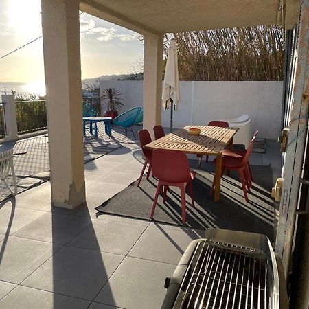 Superbe Terrasse Avec Vue Panoramique Sur La Mer Marseille Bagian luar foto